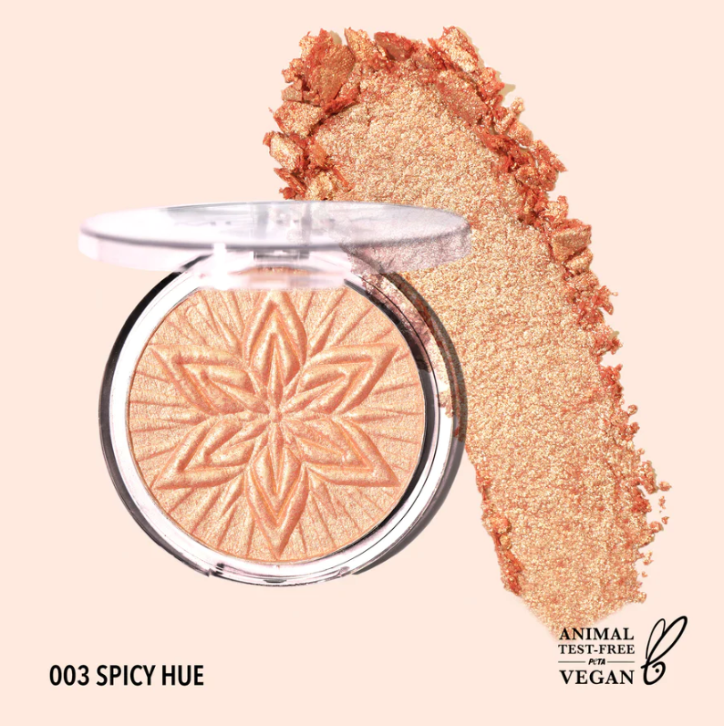 Moira Cosmetics Sun Glow Face Body Highlighter, (003) Spicy Hue